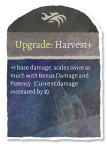Ability upgrade to Harvest.
