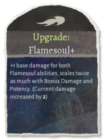 Ability upgrade to Flamesoul.